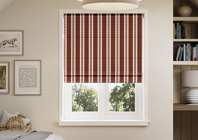 The British Stripe Co. Edgar, Teignbridge No.2 - Twist&Fit Roman Blind - Image 3